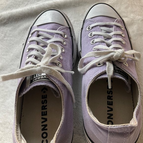 Converse Chuck Taylor All Star Ox Lift sneakers in washed Lilac size 7.5 women - Picture 6 of 11